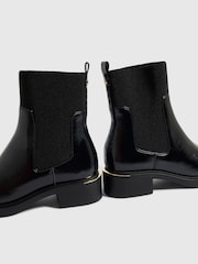 River Island Black Block Heeled Ankle Boots - Image 4 of 5