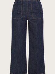 Monsoon Blue Harper Crop Wide Leg Pull-On Jeans - Image 4 of 4