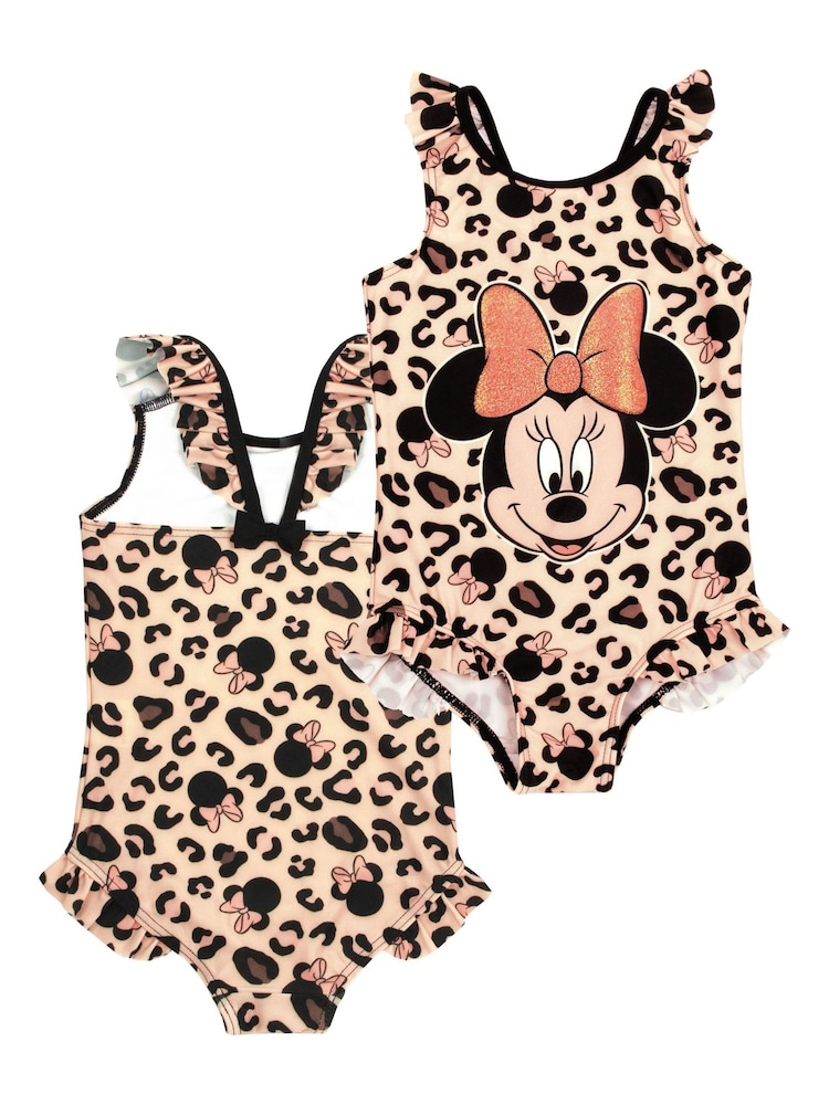 Vanilla Underground Cream Minnie Mouse Character Swimsuit & Poncho Set - Image 2 of 4