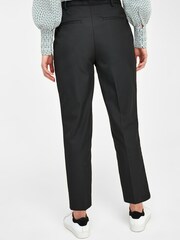 Schwarz - Hochwertige Slim Fit Hose - Bild 2 von 4