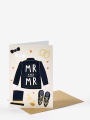 Multi Mr & Mr Wedding Card - Image 2 of 3