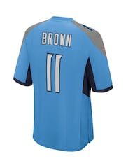 Fanatics Blue Tennessee Titans Game Alternate Jersey - A.J. Brown Youth - Image 3 of 3