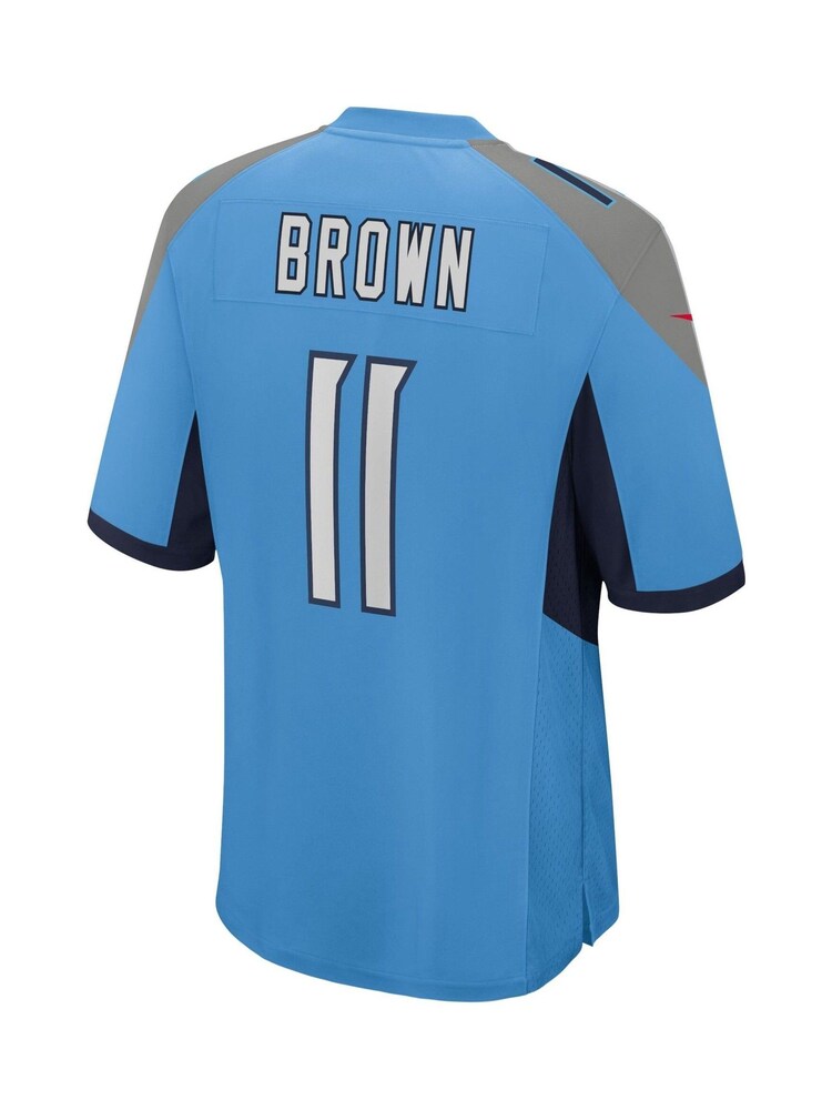 Fanatics Blue Tennessee Titans Game Alternate Jersey - A.J. Brown Youth - Image 3 of 3