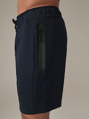 Navy Blue Athleisure Shorts - Image 5 of 11