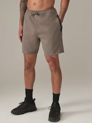 Neutral Athleisure Shorts - Image 2 of 9