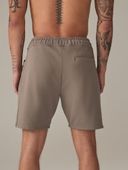 Neutral Athleisure Shorts - Image 3 of 9