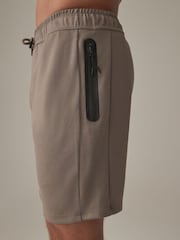 Neutral Athleisure Shorts - Image 4 of 9