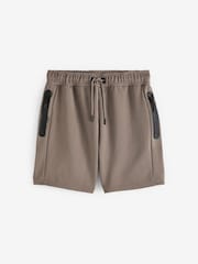 Neutral Athleisure Shorts - Image 6 of 9