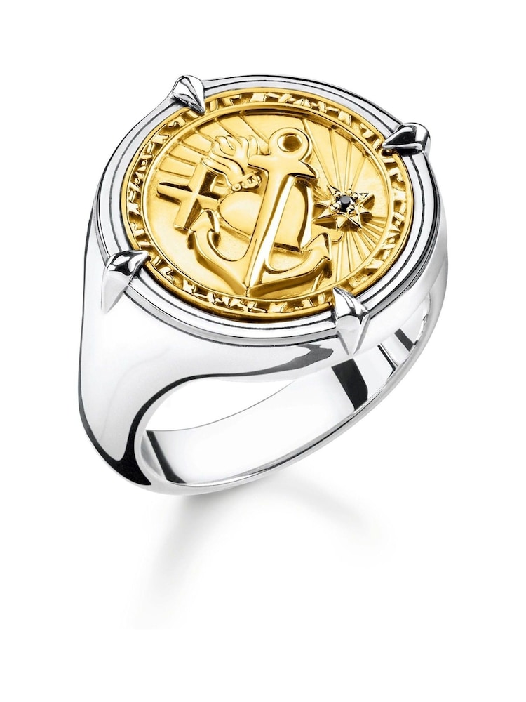 Thomas Sabo Gold Tone Faith, Love, Hope Ring - Image 1 of 3