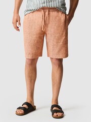 Rodd & Gunn Orange Linen 9" Resort Shorts - Image 1 of 5