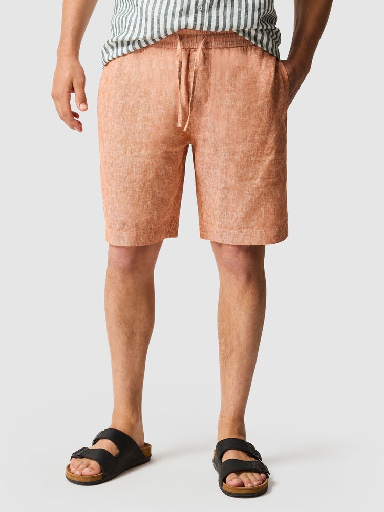 Rodd & Gunn Orange Linen 9" Resort Shorts - Image 1 of 5