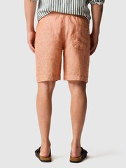 Rodd & Gunn Orange Linen 9" Resort Shorts - Image 2 of 5