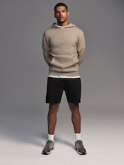 Black Athleisure Shorts - Image 1 of 10