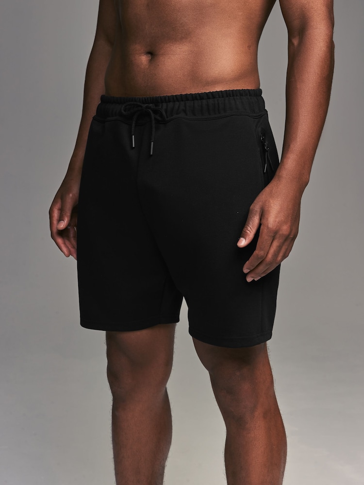 Black Athleisure Shorts - Image 2 of 10