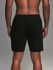 Black Athleisure Shorts - Image 4 of 10