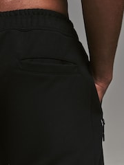 Black Athleisure Shorts - Image 6 of 10