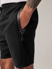 Black Athleisure Shorts - Image 7 of 10