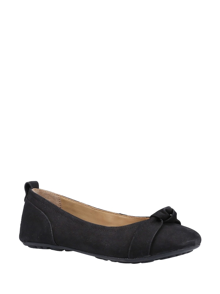 Hush Puppies Tan Brown Jada Knot Ballerinas - Image 2 of 4