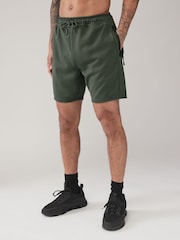 Khaki Green Athleisure Shorts - Image 1 of 10