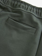 Khaki Green Athleisure Shorts - Image 10 of 10
