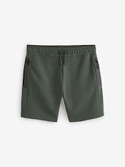 Khaki Green Athleisure Shorts - Image 7 of 10