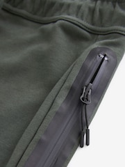 Khaki Green Athleisure Shorts - Image 8 of 10
