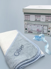 Babyblooms Personalised 100% Cotton Luxury Hooded Towel Gift - Image 1 of 3