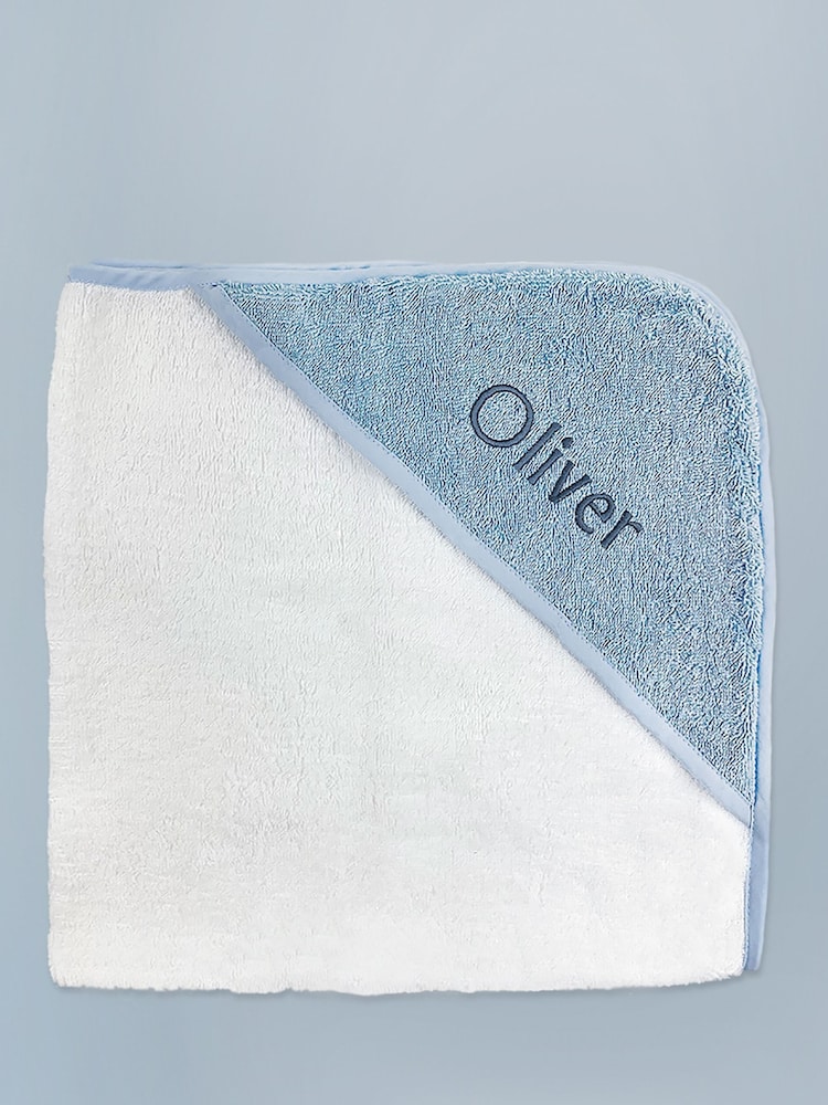 Babyblooms Personalised 100% Cotton Luxury Hooded Towel Gift - Image 3 of 3