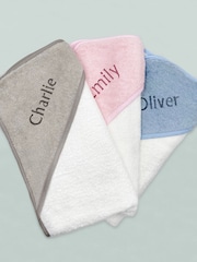 Babyblooms Personalised 100% Cotton Luxury Hooded Towel Gift - Image 5 of 5