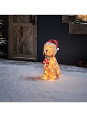 Lights4fun Brown Labrador Outdoor Christmas Figure - Image 2 of 2