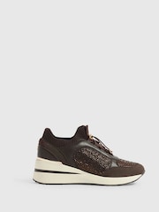 River Island Flyknit Wedge Trainers - صورة 1 من 5