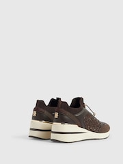 River Island Flyknit Wedge Trainers - صورة 3 من 5