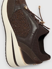 River Island Flyknit Wedge Trainers - صورة 5 من 5