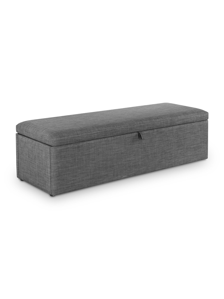 Julian Bowen Grey Sorrento Blanket Box - Image 3 of 3