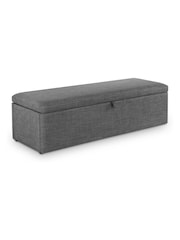 Julian Bowen Grey Sorrento Blanket Box - Image 7 of 10