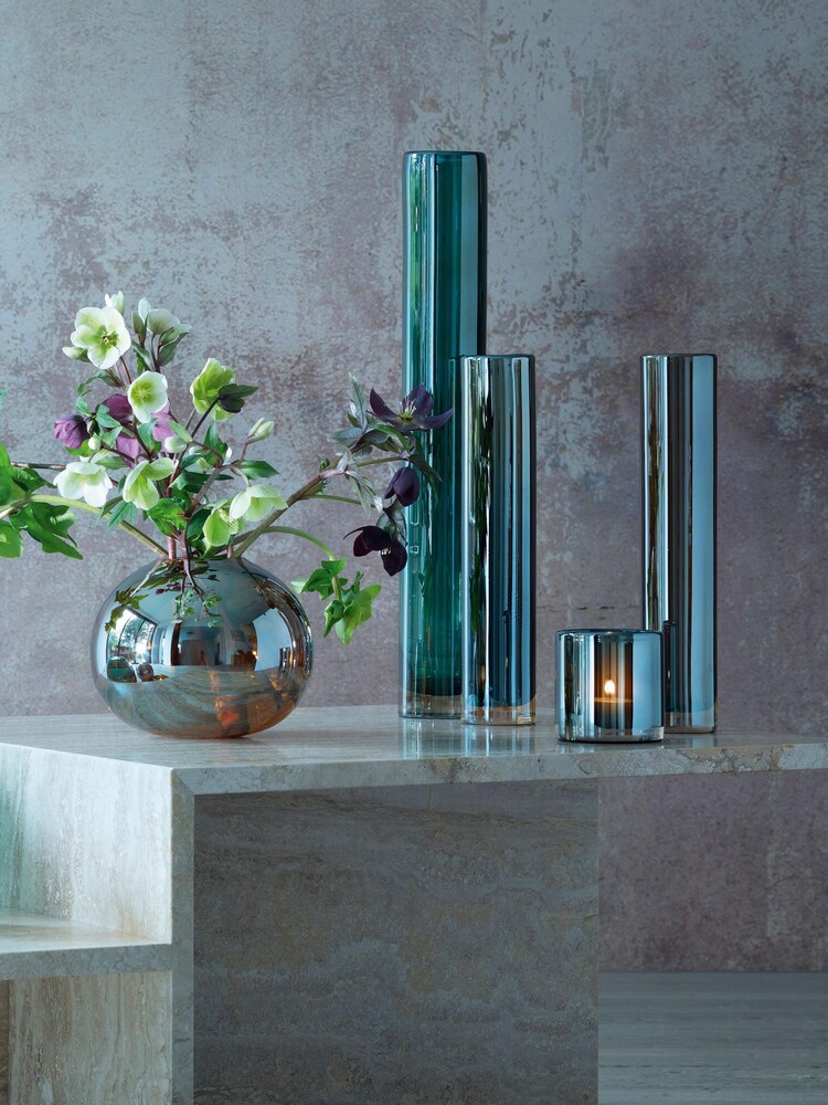 LSA International Blue Epoque Vase H30cm - Image 4 of 4