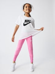 Nike Pink Little Kids Pro Leggings - Image 2 of 7