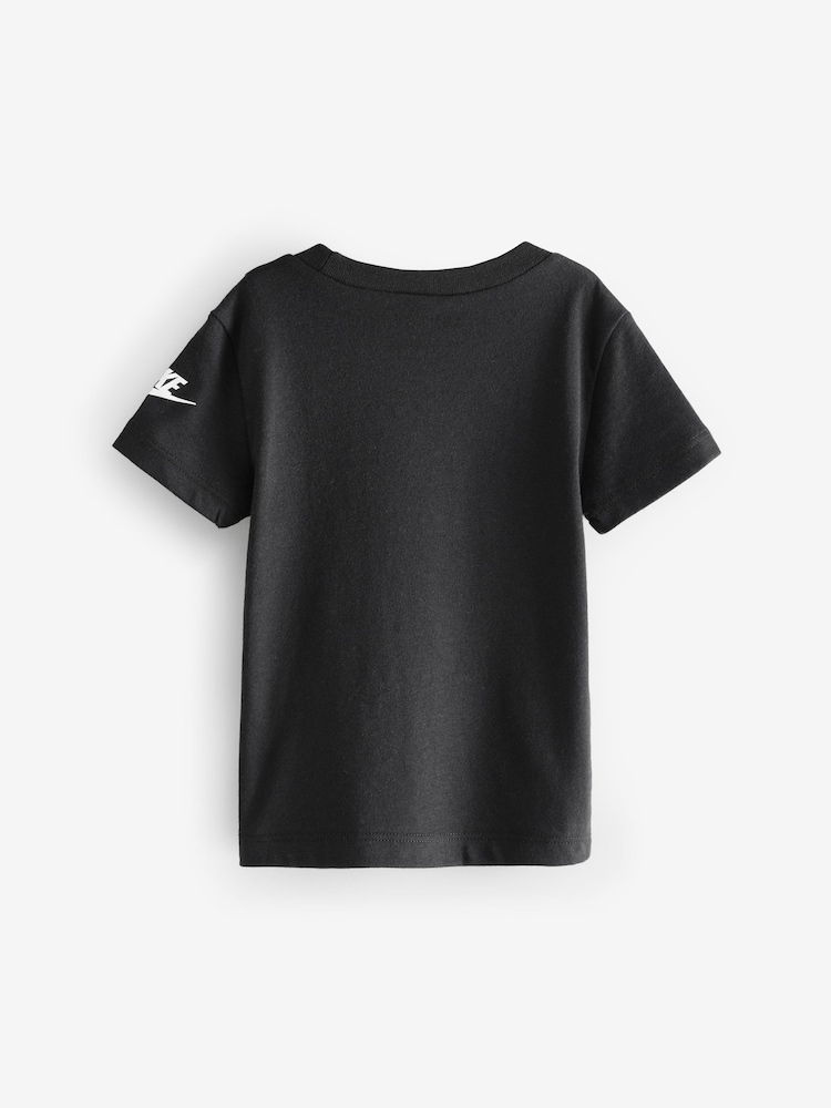 Nike Black Infant Futura T-Shirt - Image 2 of 4
