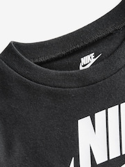 Nike Black Infant Futura T-Shirt - Image 3 of 4