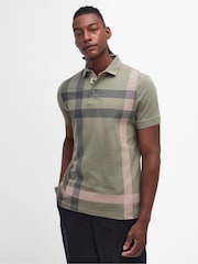Barbour® Green Blaine Check Polo Shirt - Image 1 of 7
