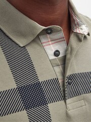 Barbour® Green Blaine Check Polo Shirt - Image 5 of 7