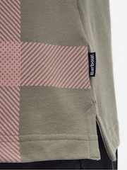 Barbour® Green Blaine Check Polo Shirt - Image 6 of 7