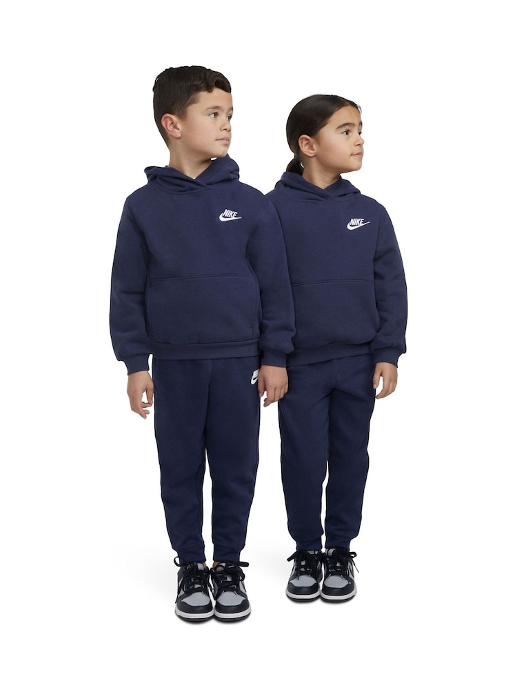 Nike Blue Little Kids Club Fleece Overhead Hoodie - Image 1 of 8