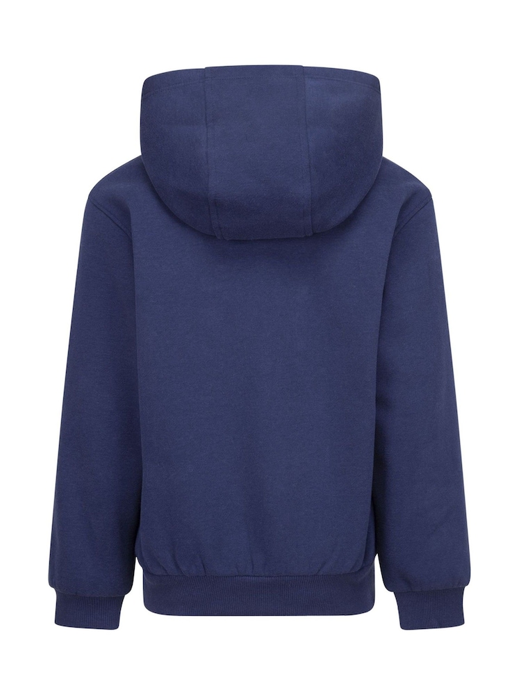 Nike Blue Little Kids Club Fleece Overhead Hoodie - Image 7 of 8