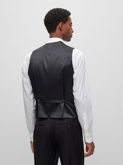 BOSS Black Slim Fit Wool Blend Waistcoat - Image 2 of 5