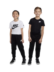Negro - Pantalones de chándal para niños pequeños de polar Club de Nike - Imagen 1 de 6