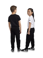Negro - Pantalones de chándal para niños pequeños de polar Club de Nike - Imagen 2 de 6