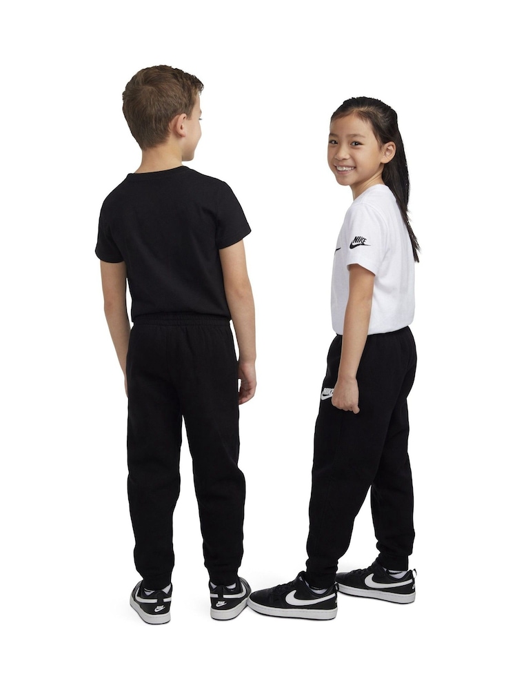 Negro - Pantalones de chándal para niños pequeños de polar Club de Nike - Imagen 2 de 6