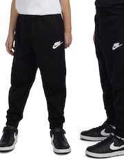 Negro - Pantalones de chándal para niños pequeños de polar Club de Nike - Imagen 3 de 6