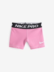 Nike Pink Little Kids Pro Dri-FIT Shorts - Image 1 of 4